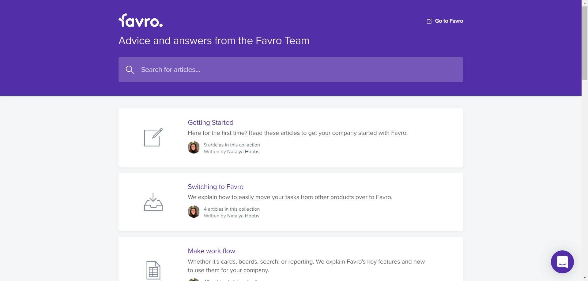 favro review support