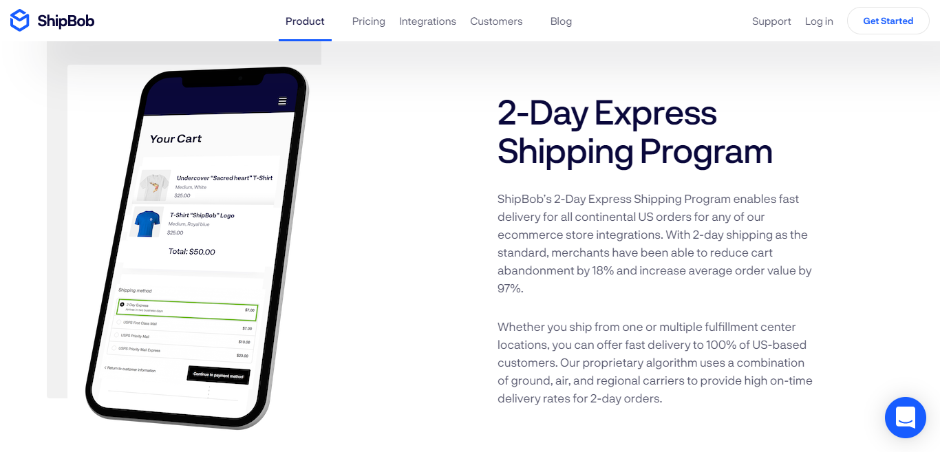 ShipBob's 2-Day Express Shipping Program