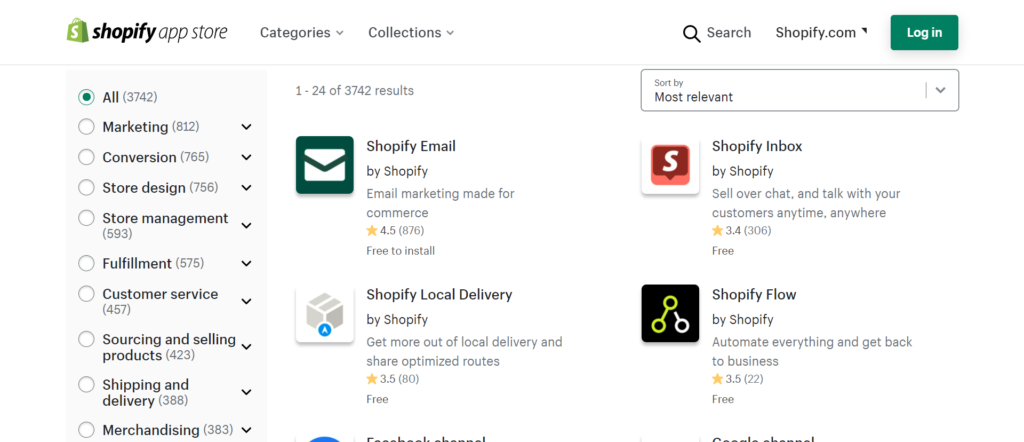 Integraciones de Shopify