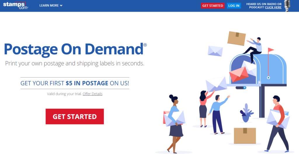 stamps endicia - stamps on demand