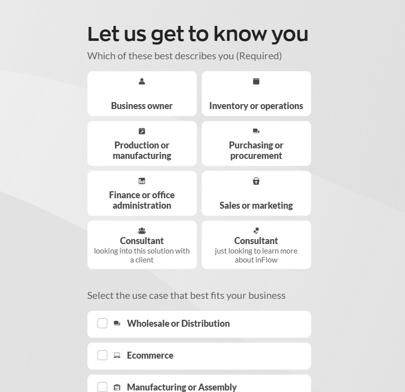 inflow inventory management for small business