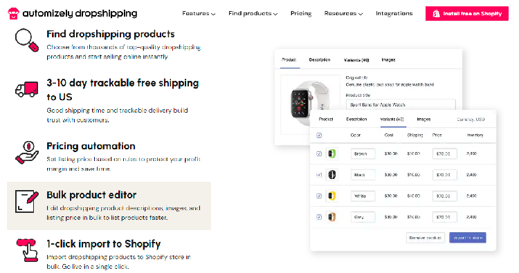 Automizely Dropshipping-app