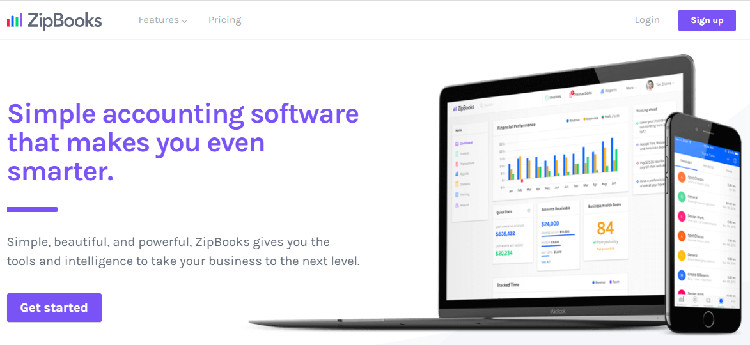 Zipbooks vs Quickbooks: zipbooks 