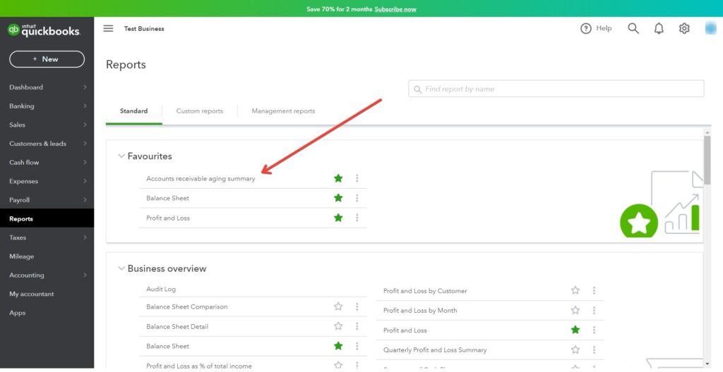 Cancelación de deudas incobrables en Quickbooks