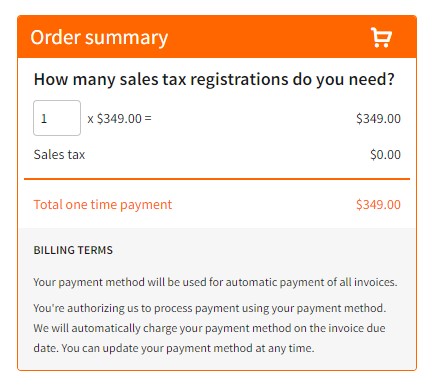 Avalara Tax Registration