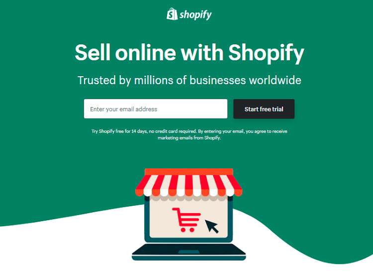 Shopify winkel