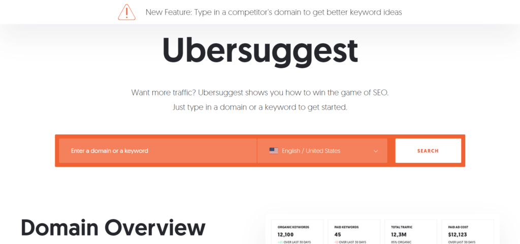 ahrefs vs ubersuggest: Ubersuggest