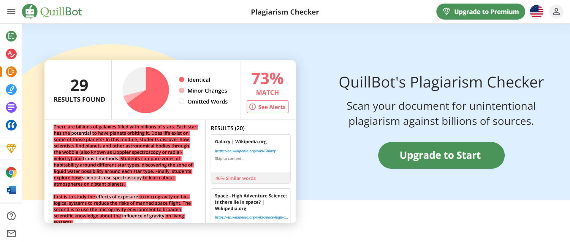 El comprobador de plagios