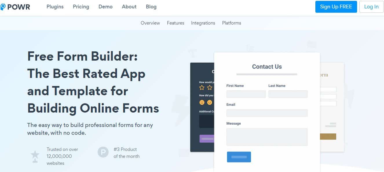 Form Builder von POWr