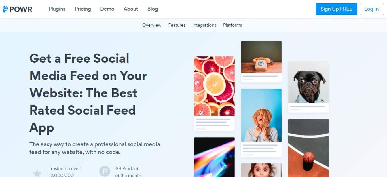 Social Feed van POWr