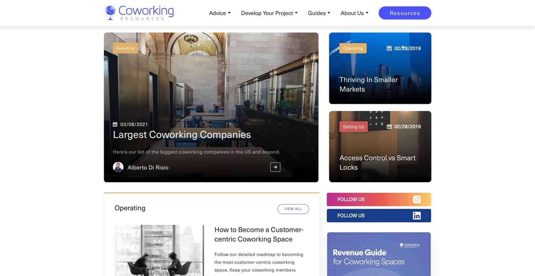 Recursos de coworking