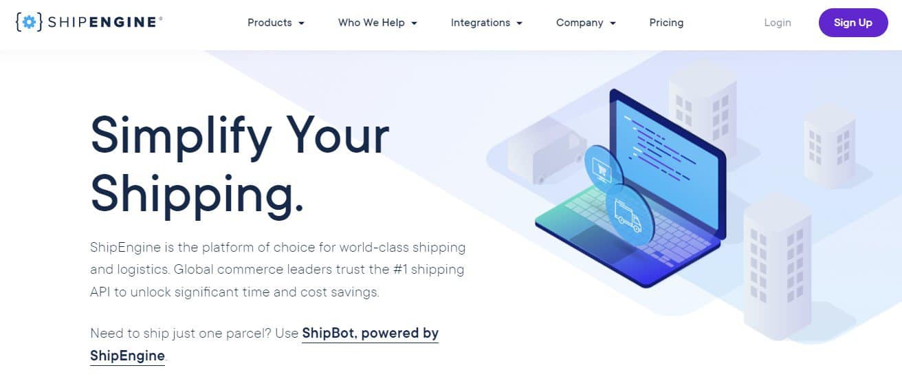 ShipEngine website