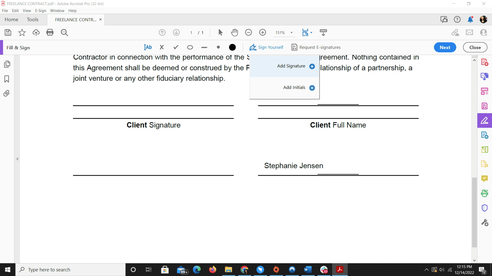 Adobe Acrobat Signaturen Merkmale