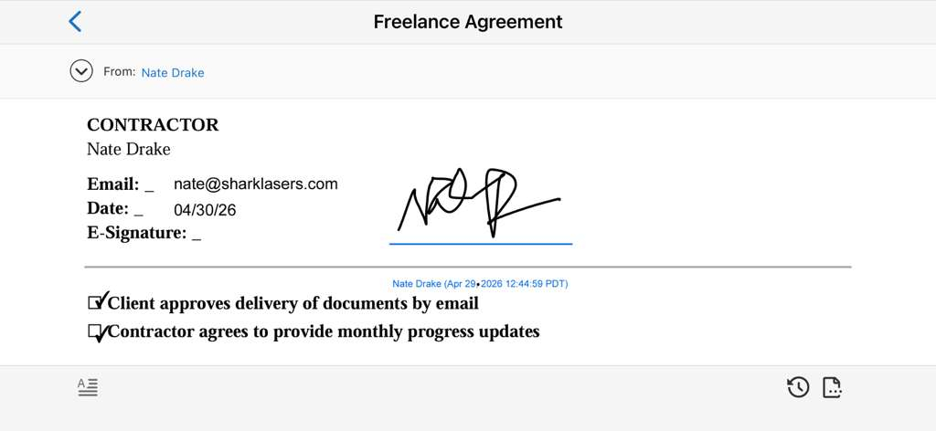 Adobe Acrobat Sign Mobile App