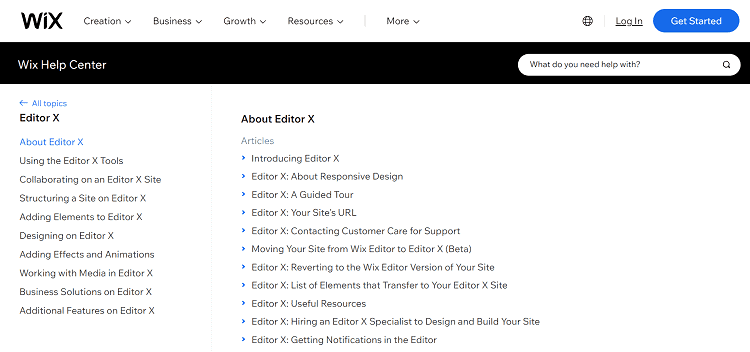 editor x helpcentrum