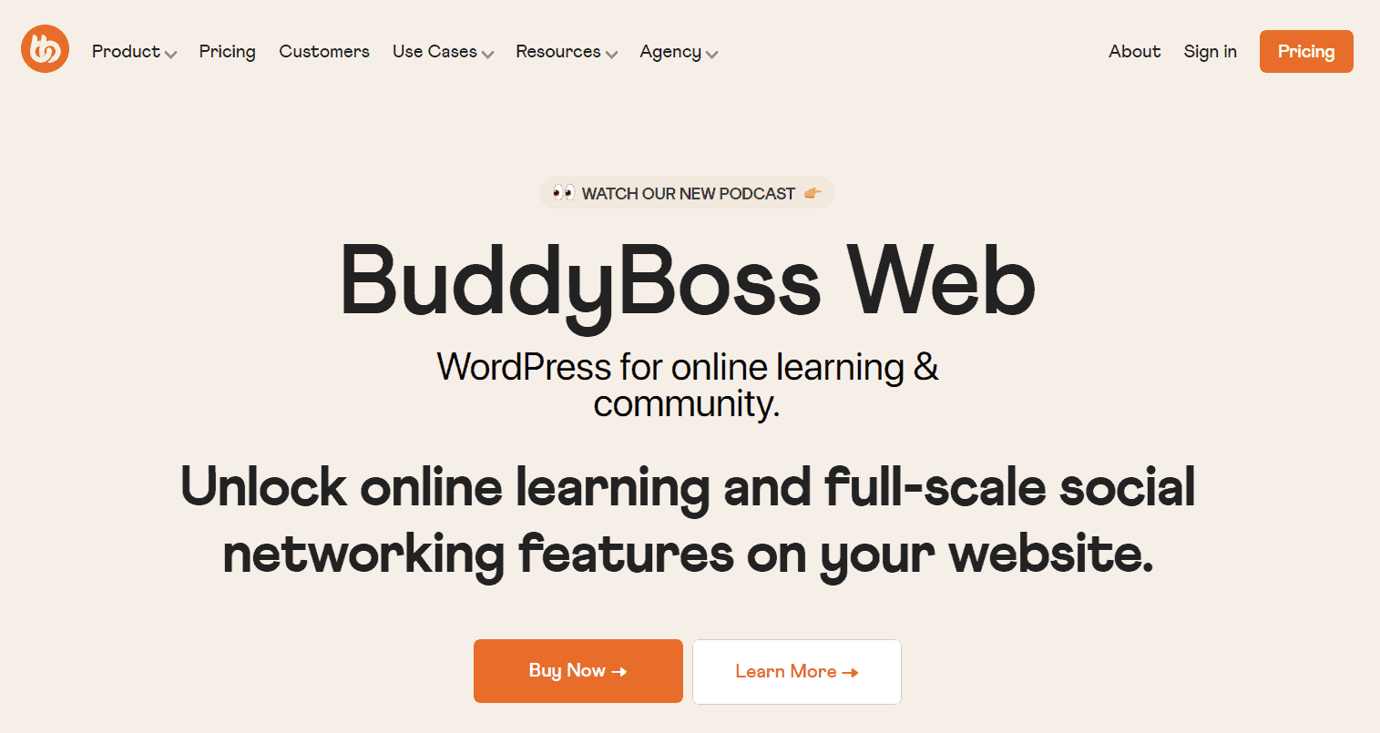 Site web de BuddyBoss