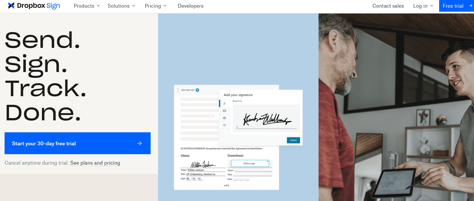 dropbox sign form filler