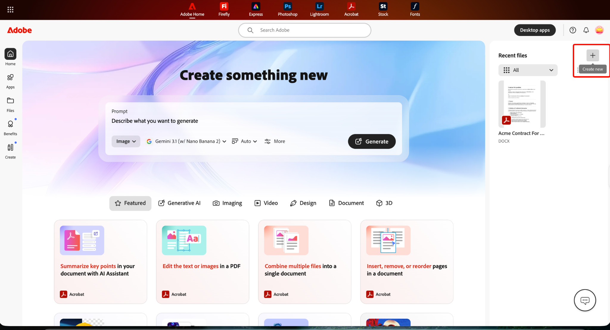 Adobe Demo upload
