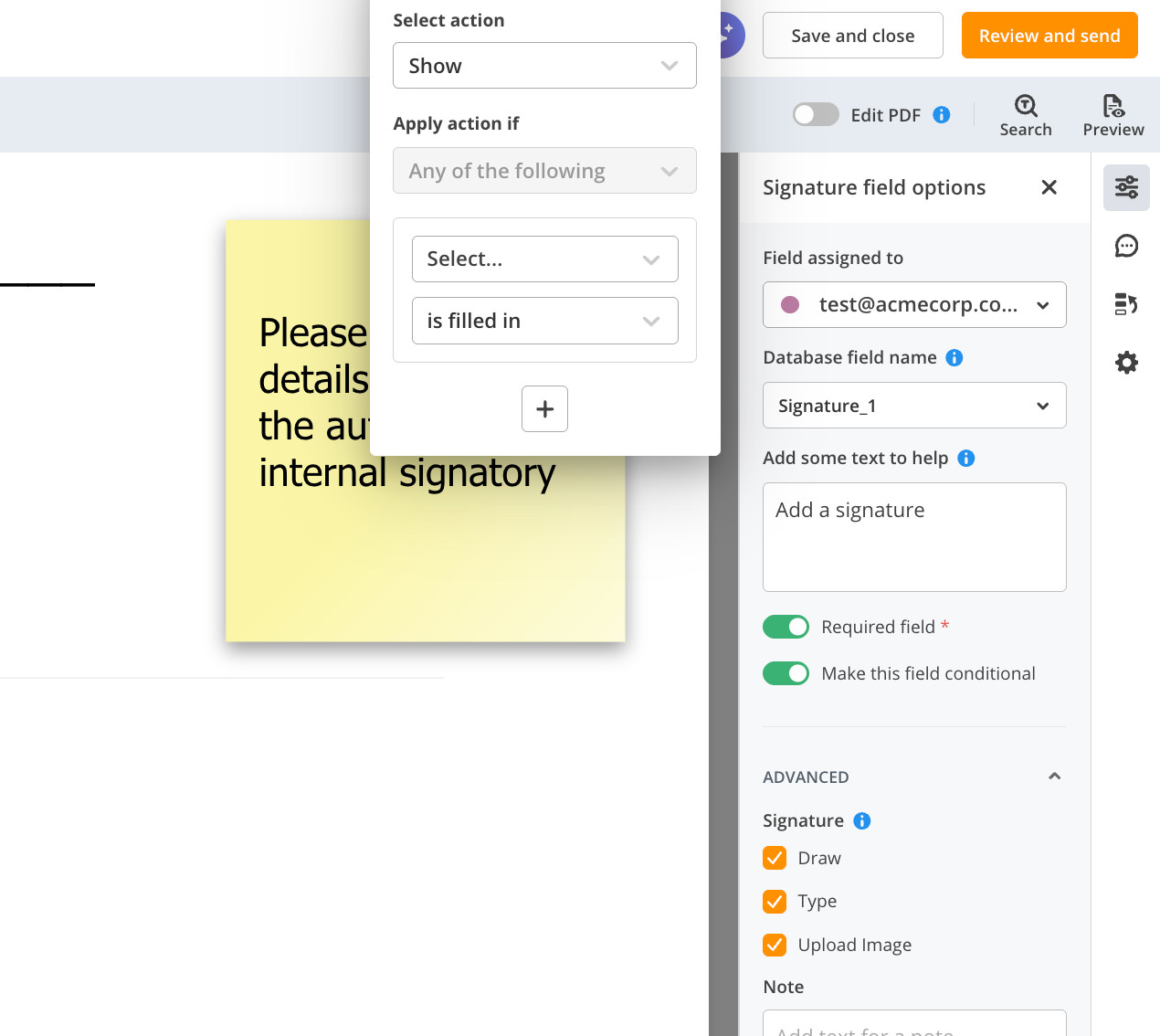 PDFfiller Demo Additional Features