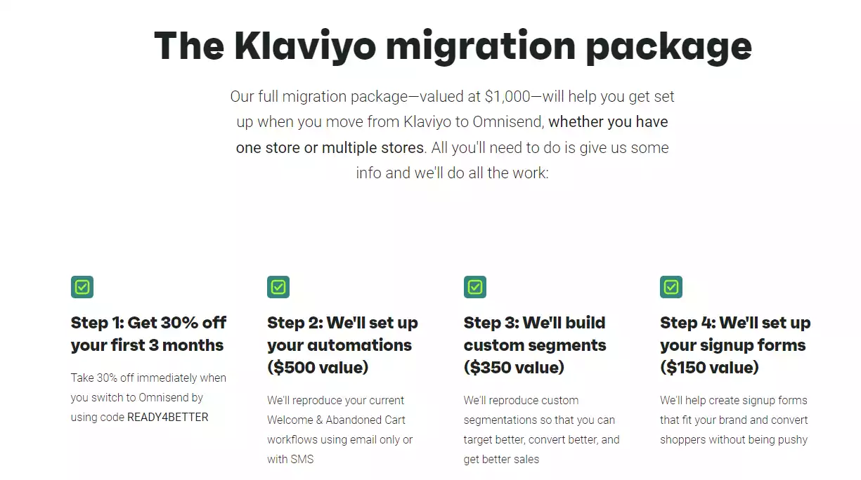 Get 10% Off + Migration