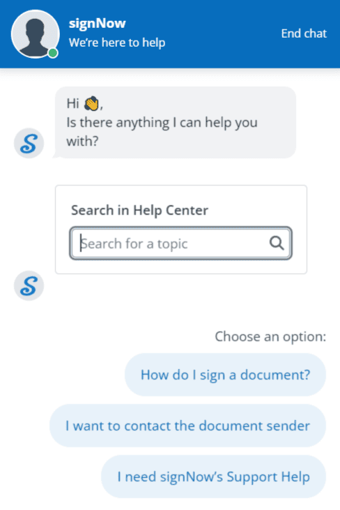 signnow help center