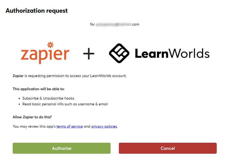 leanworlds intégration zapier