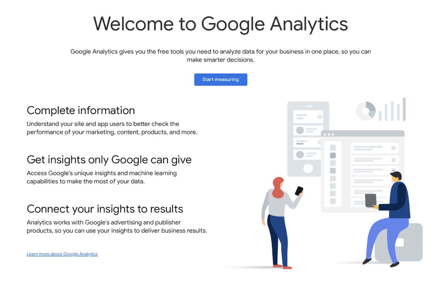 Google Analytics local tool seo