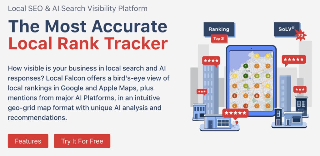 Local Falcon local seo tool