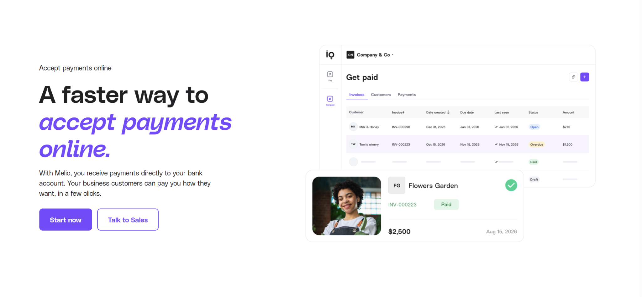 Melio Online Payments