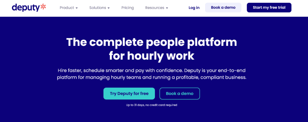 Deputy homepage