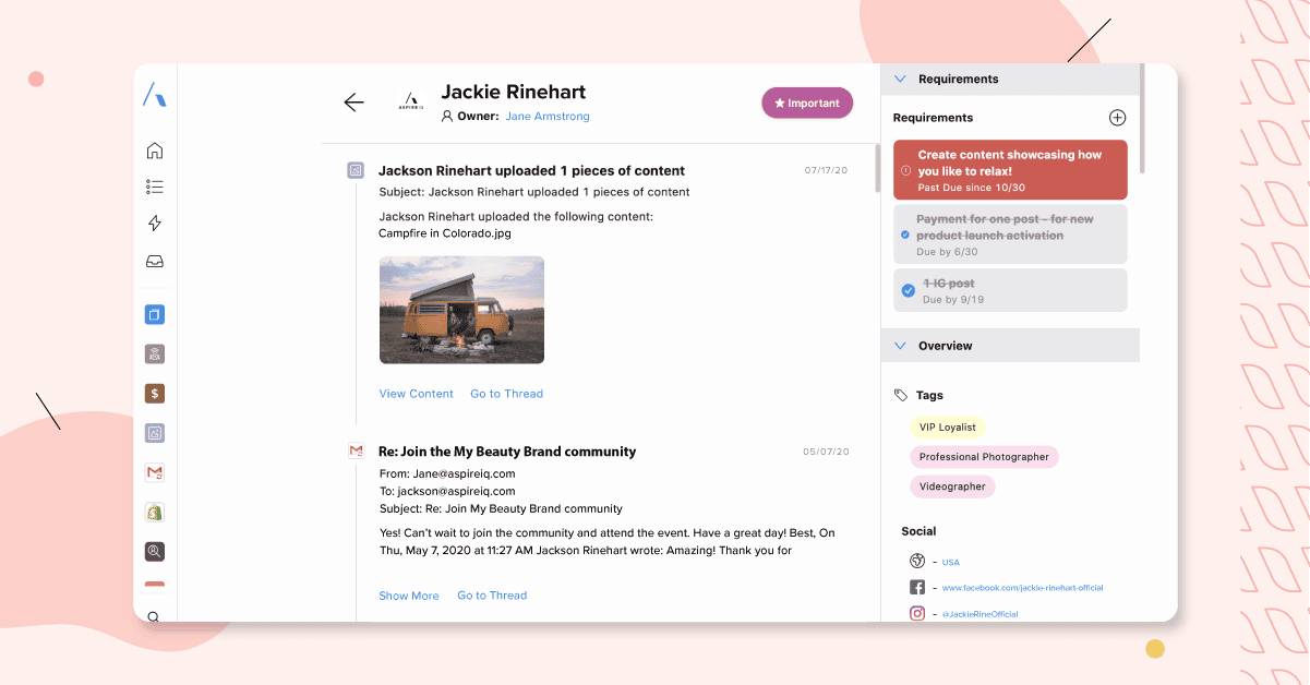 aspire influencer tools