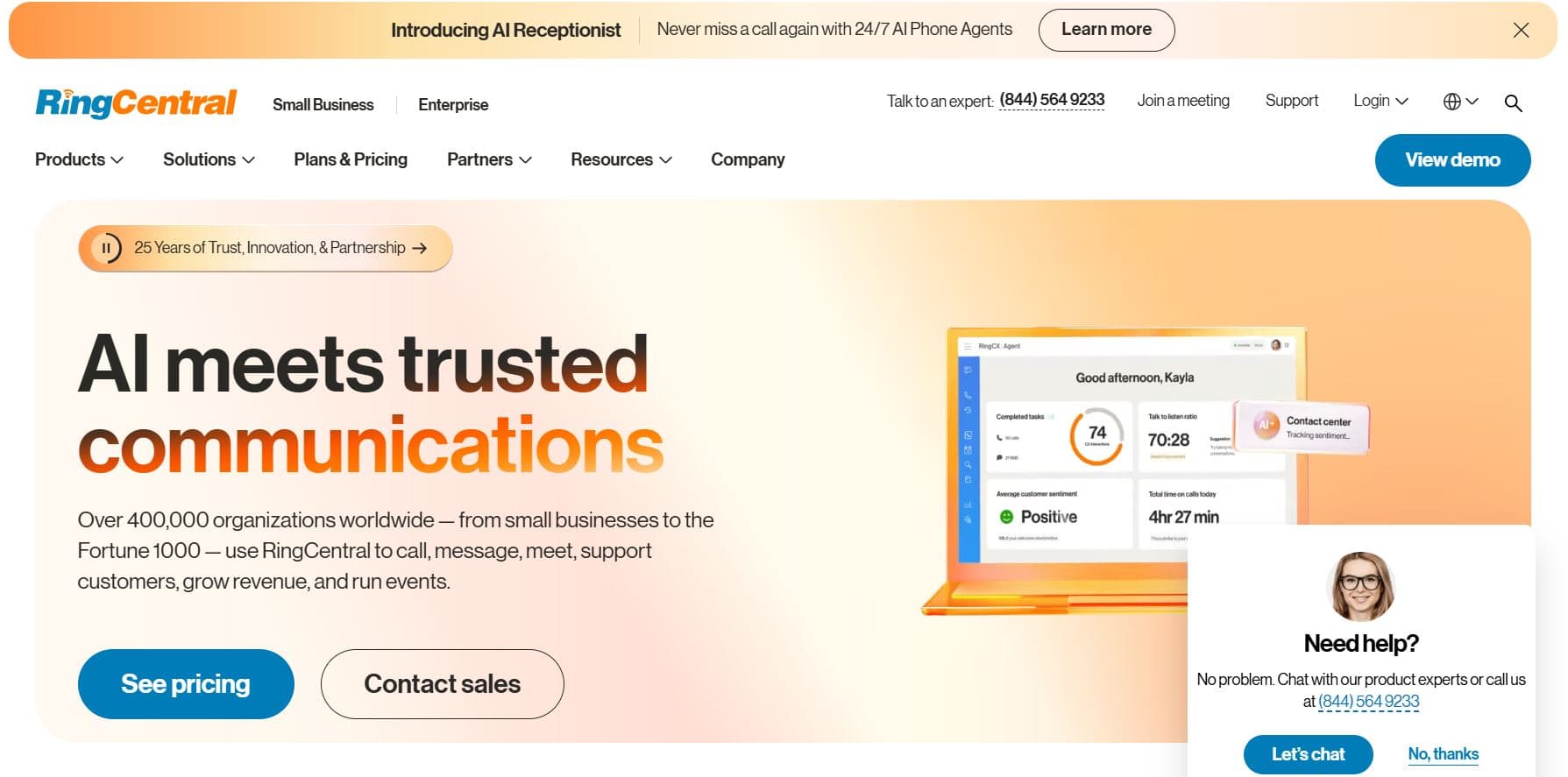ringcentral website