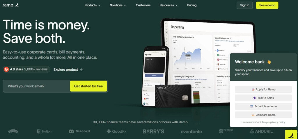 ramp software website 