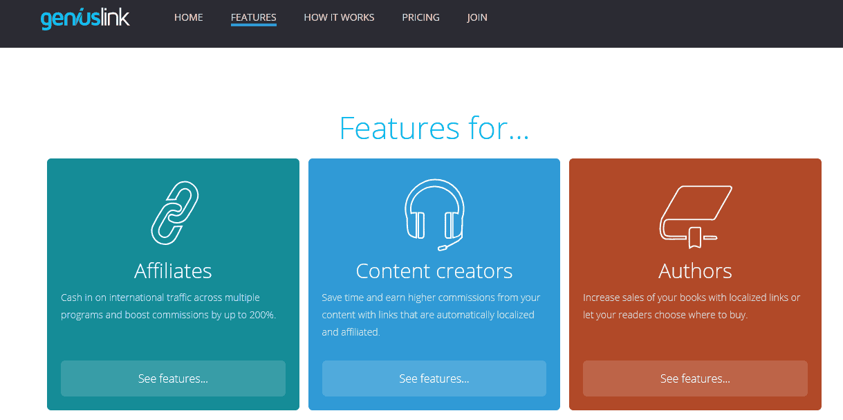 Geniuslink Features