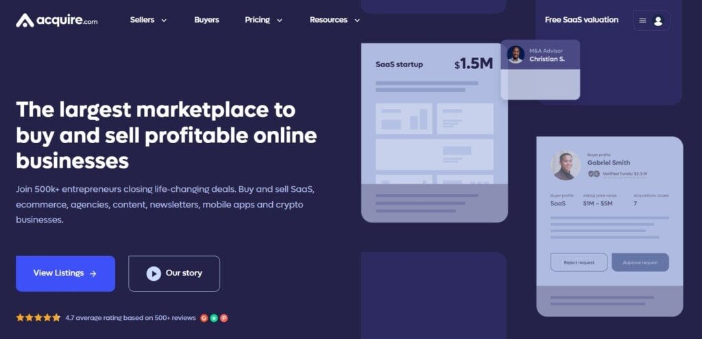 acquire website