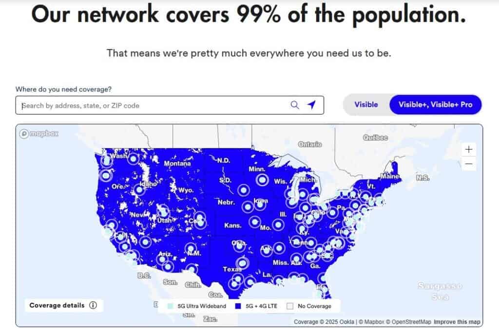 visible by verizon coverage