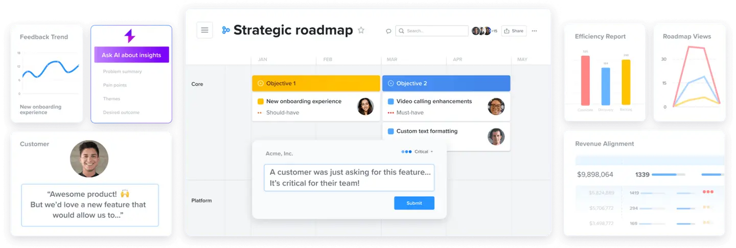 Top ProductBoard Alternatives