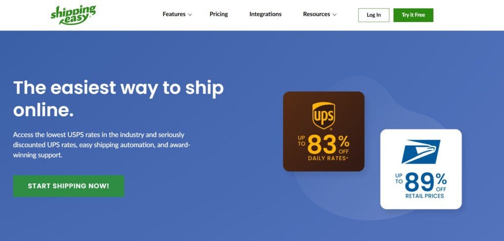 shipping easy website