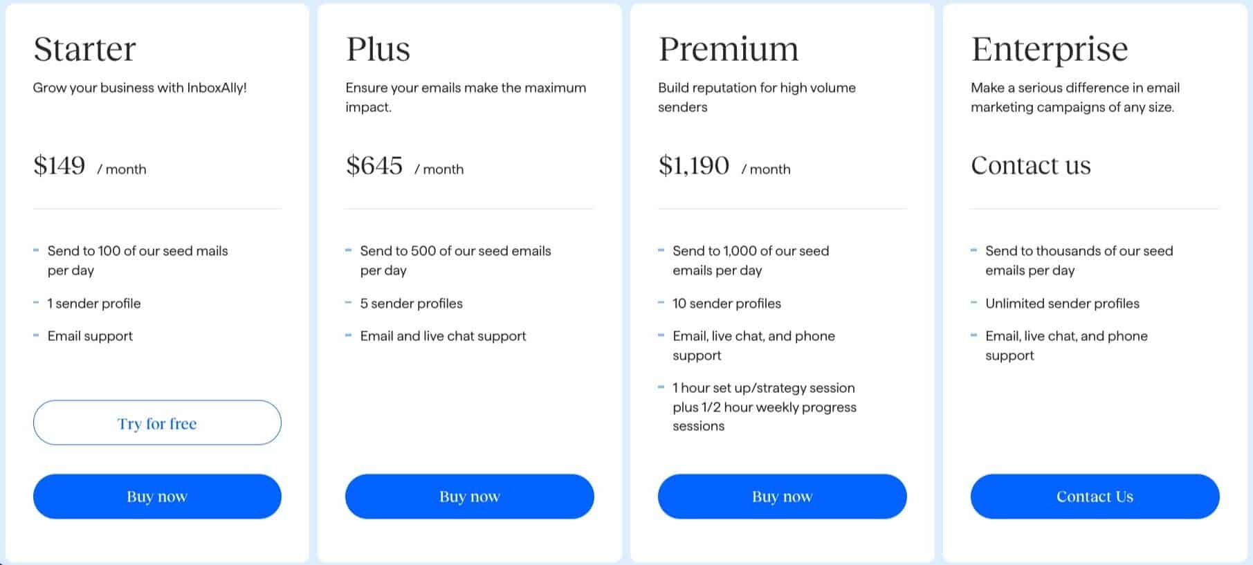 2 inboxally fees Best Warmup Inbox Alternatives