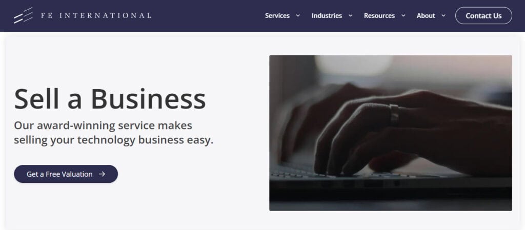Fe International website sell