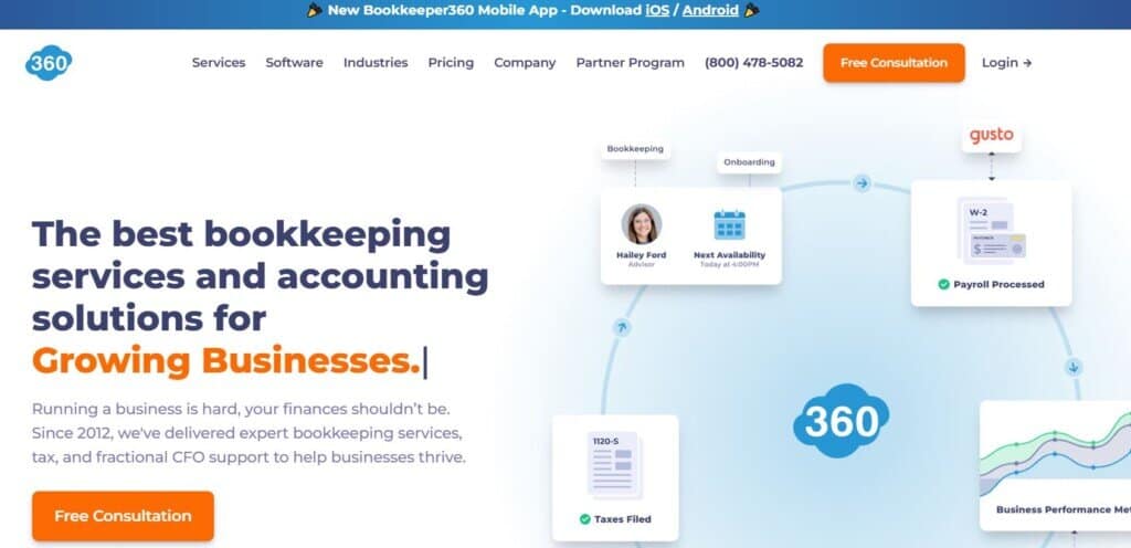 bookkeeper360 website