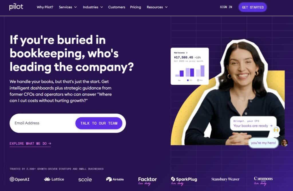 pilot website
