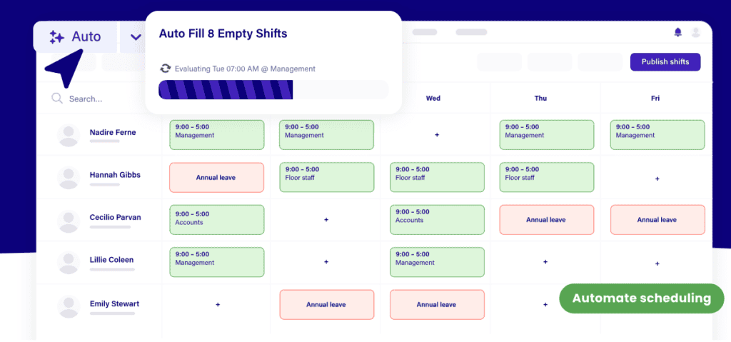 AI-optimized schedule management deputy