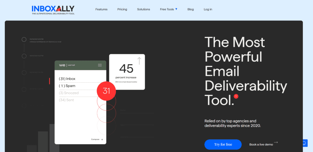 inboxally email delivery rate