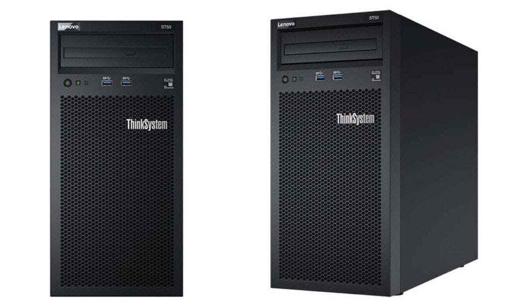 Lenovo ThinkSystem ST50 with 16–32GB RAM