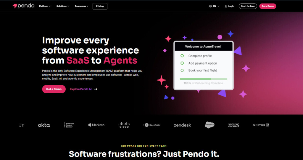 Pendo - Best alternative for optimizing customer experience