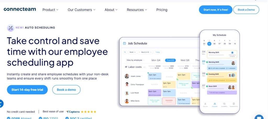 connecteam manage employee