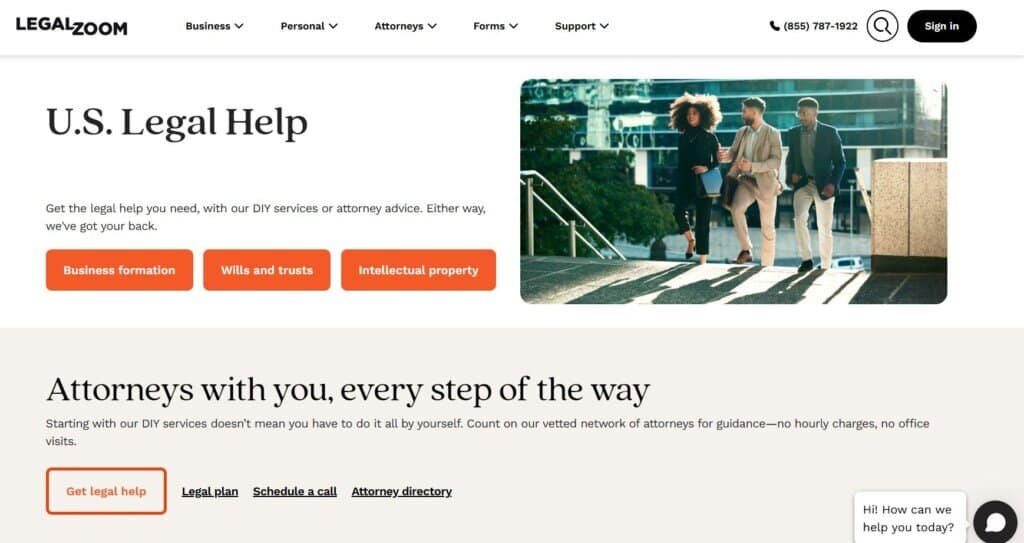 legalzoom website