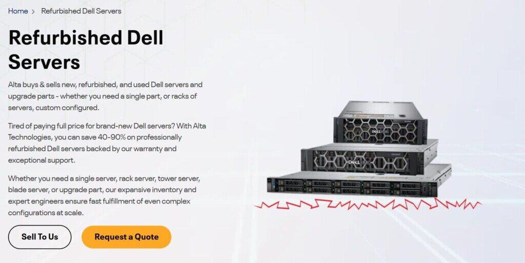refurbished dell servers alta technologies
