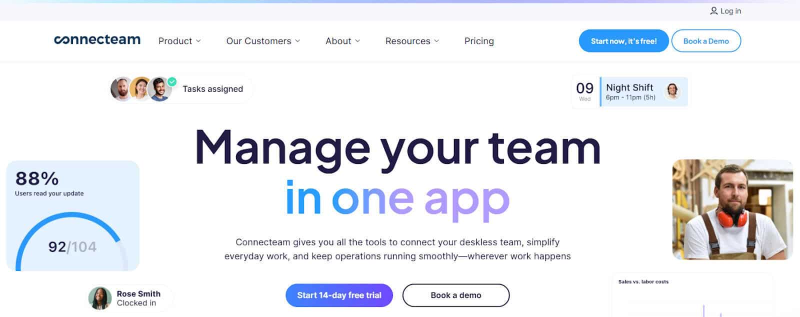 Connecteam site